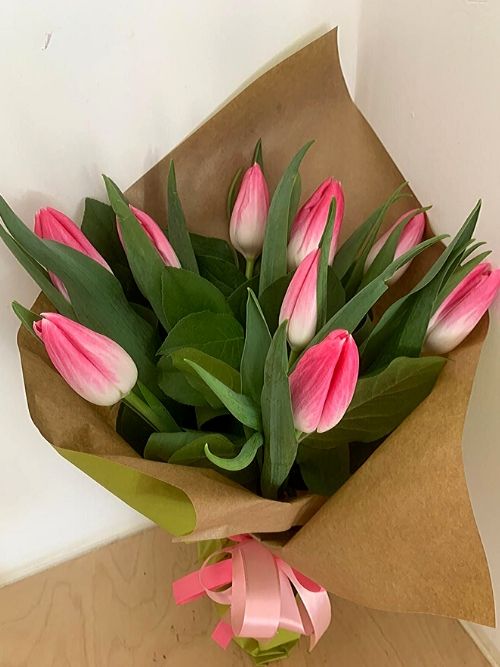 Bouquet di tulipani rosa